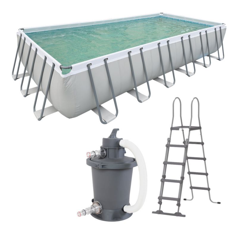 Basen stelażowy Warmtec prostokątny 7,6 x 3,66 x 1,32m 30132l BW760