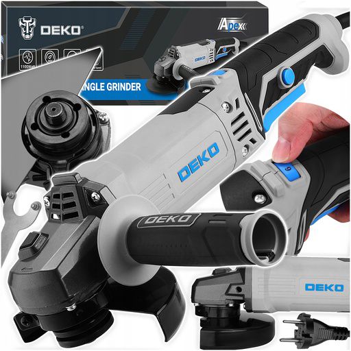 Szlifierka kątowa DEKO 1100W 12000 obr/min 125 mm 1 kpl.