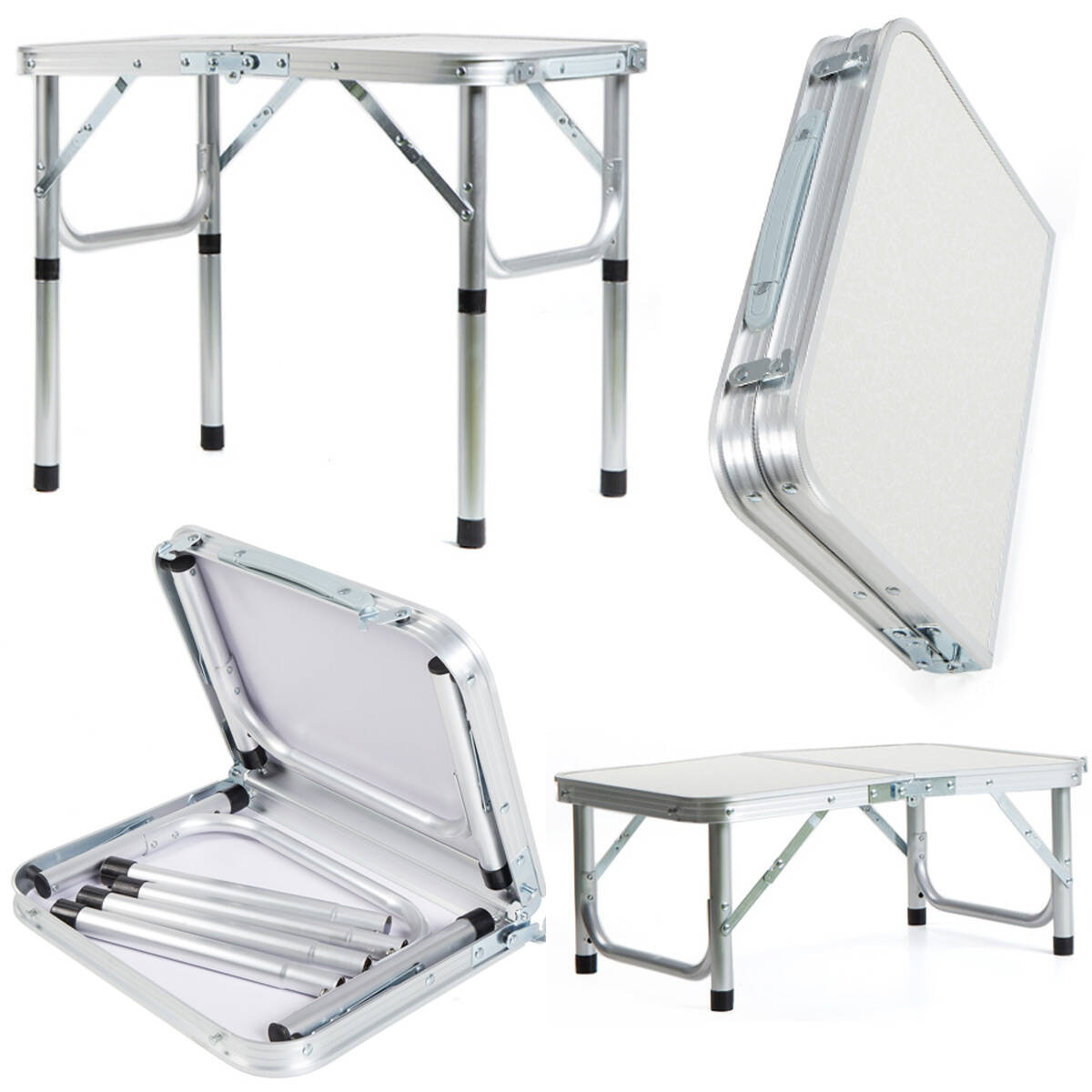 Stolik turystyczny składany walizka 60 x 40 cm wysoki