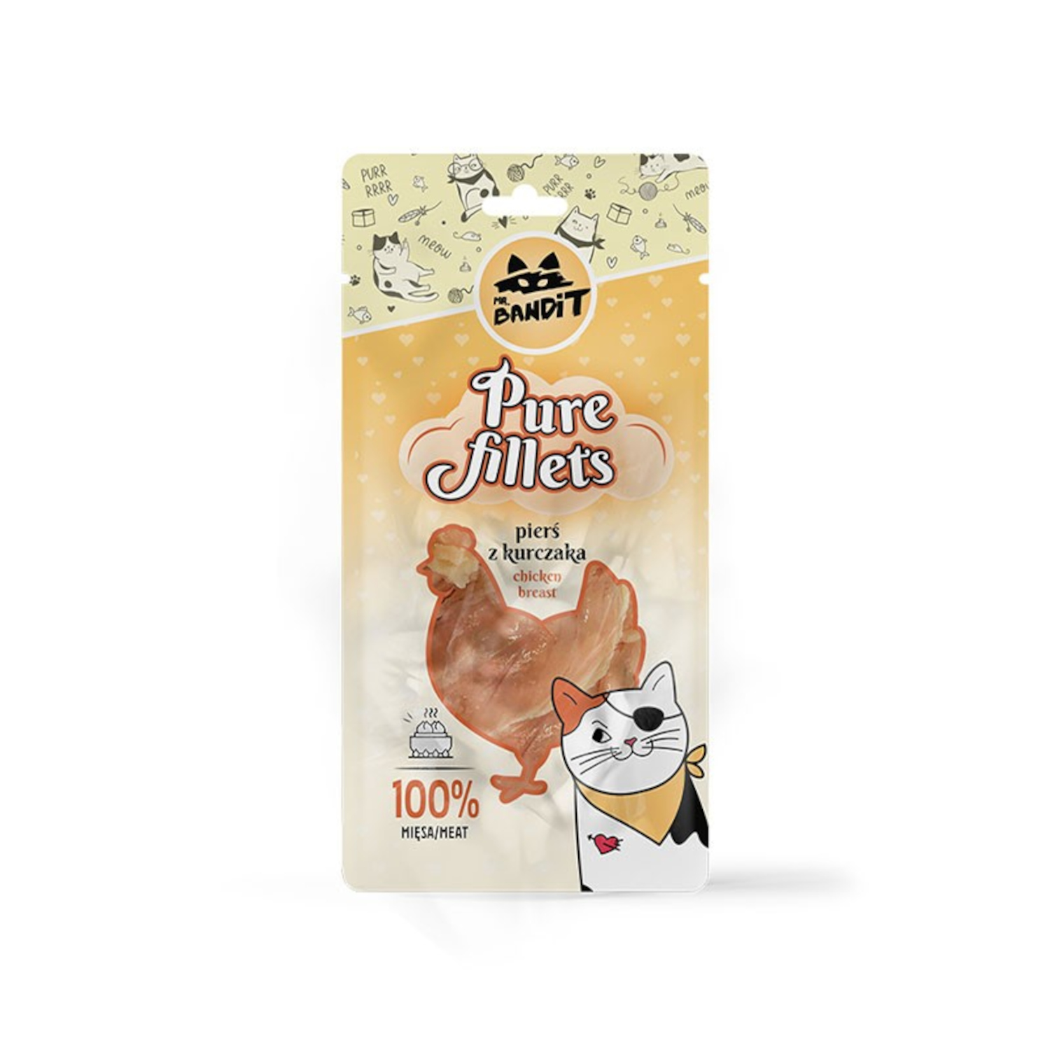 MR. BANDIT PURE FILLETS - mięsne filety z kurczaka