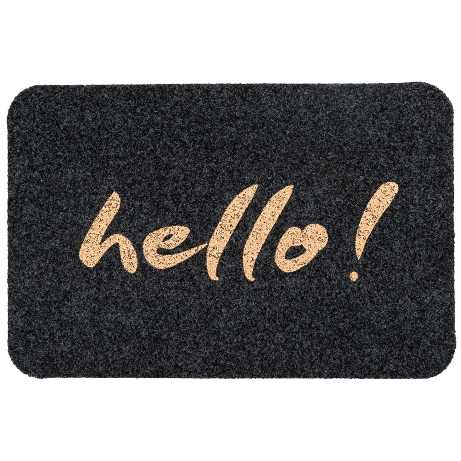 Wycieraczka Decora 40 x 60 cm Hello szara