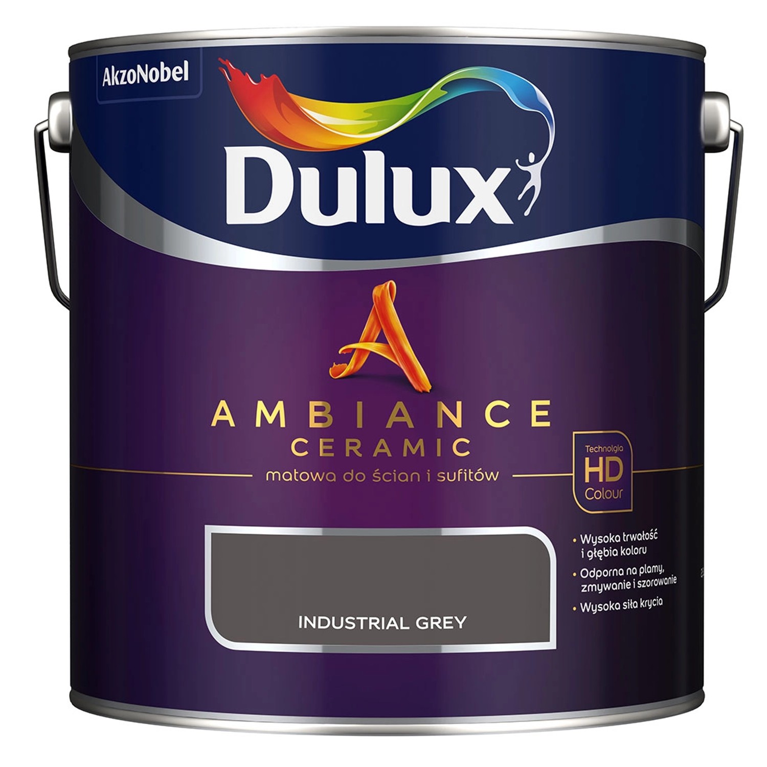 Farba Dulux Ambiance Ceramic industrial grey 2,5 L