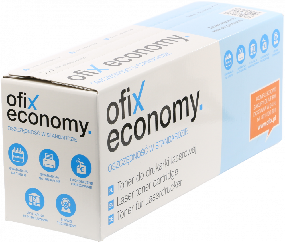 Toner Ofix Economy (Q6001A), 2000 stron, cyan (błękitny)