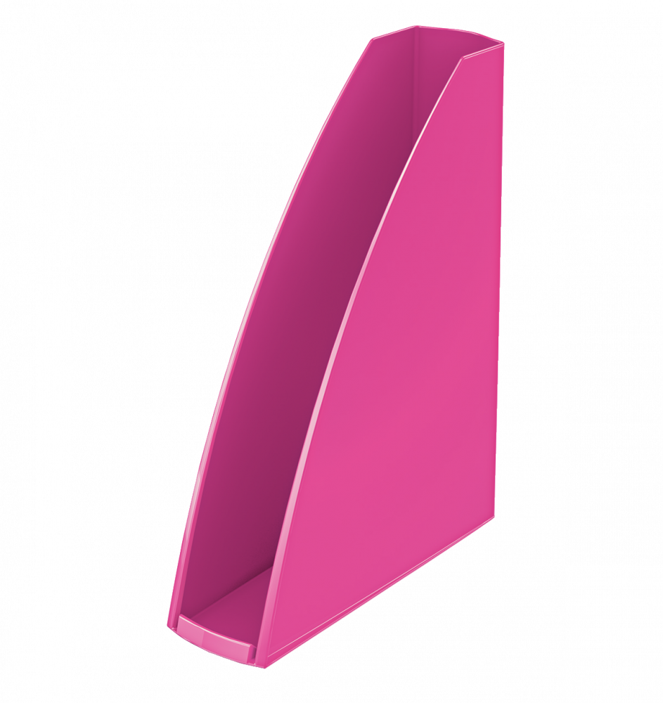 Organizer na dokumenty Leitz Wow, A4, 75 mm, do 600 kartek, metaliczny różowy