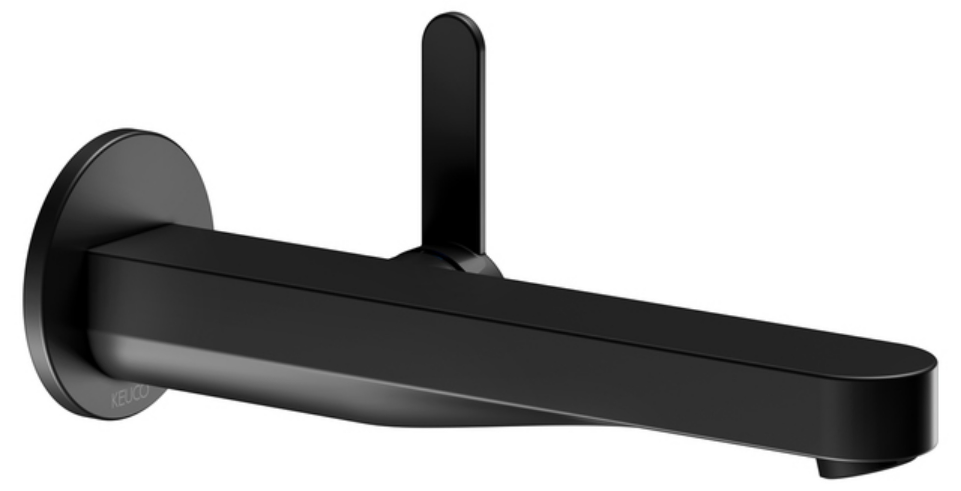 Keuco IXMO Flat bateria umywalkowa podtynkowa czarny mat 59516371301