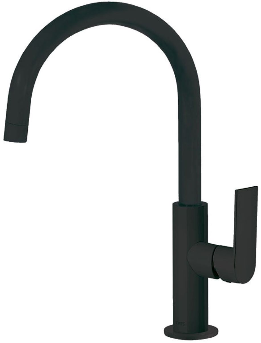 Tres Loft Colors bateria umywalkowa stojąca czarny mat 20020505NM