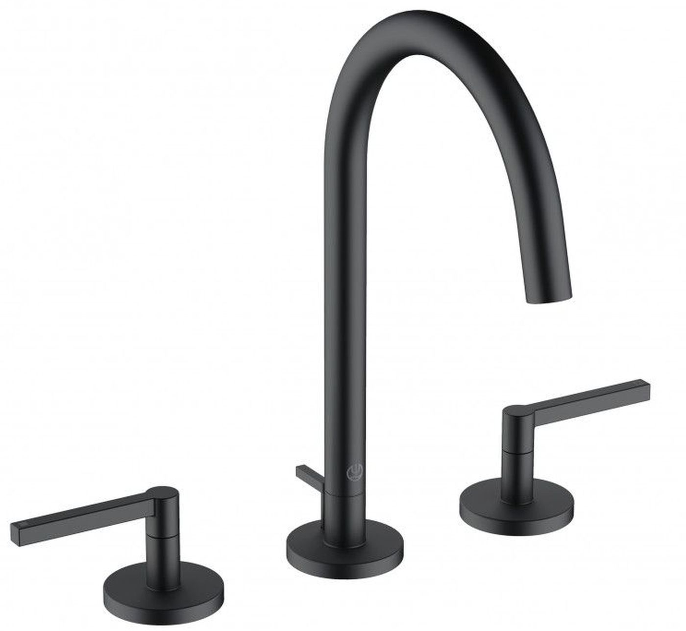 Kludi Nova Fonte Puristic bateria umywalkowa stojąca czarny mat 201433915