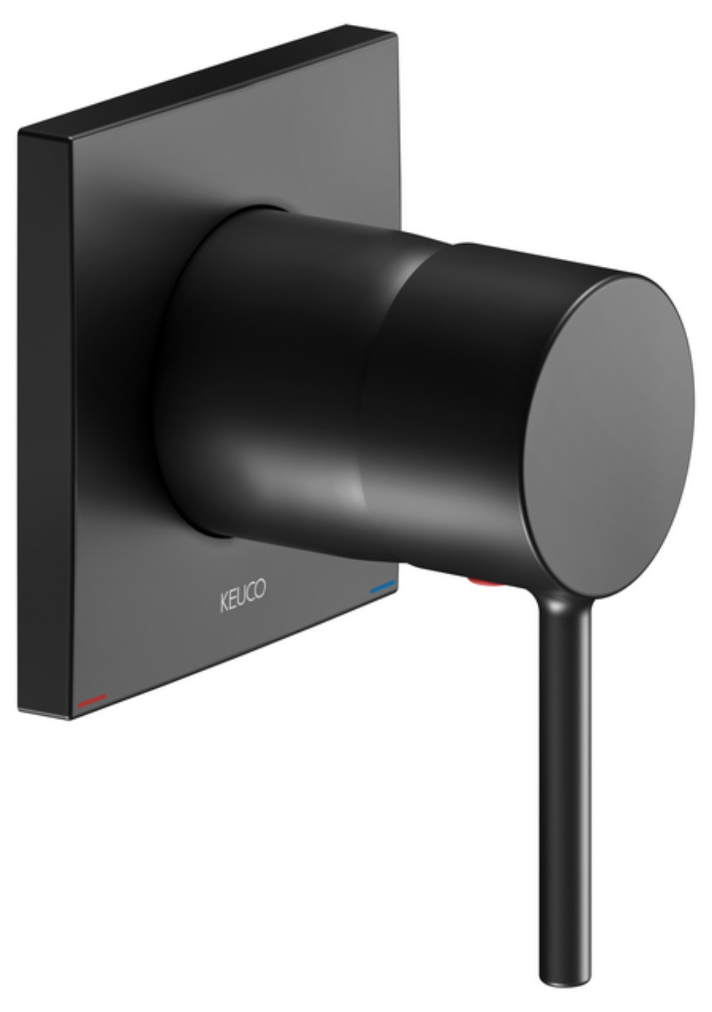 Keuco IXMO Soft bateria prysznicowa podtynkowa czarny mat 59551370202