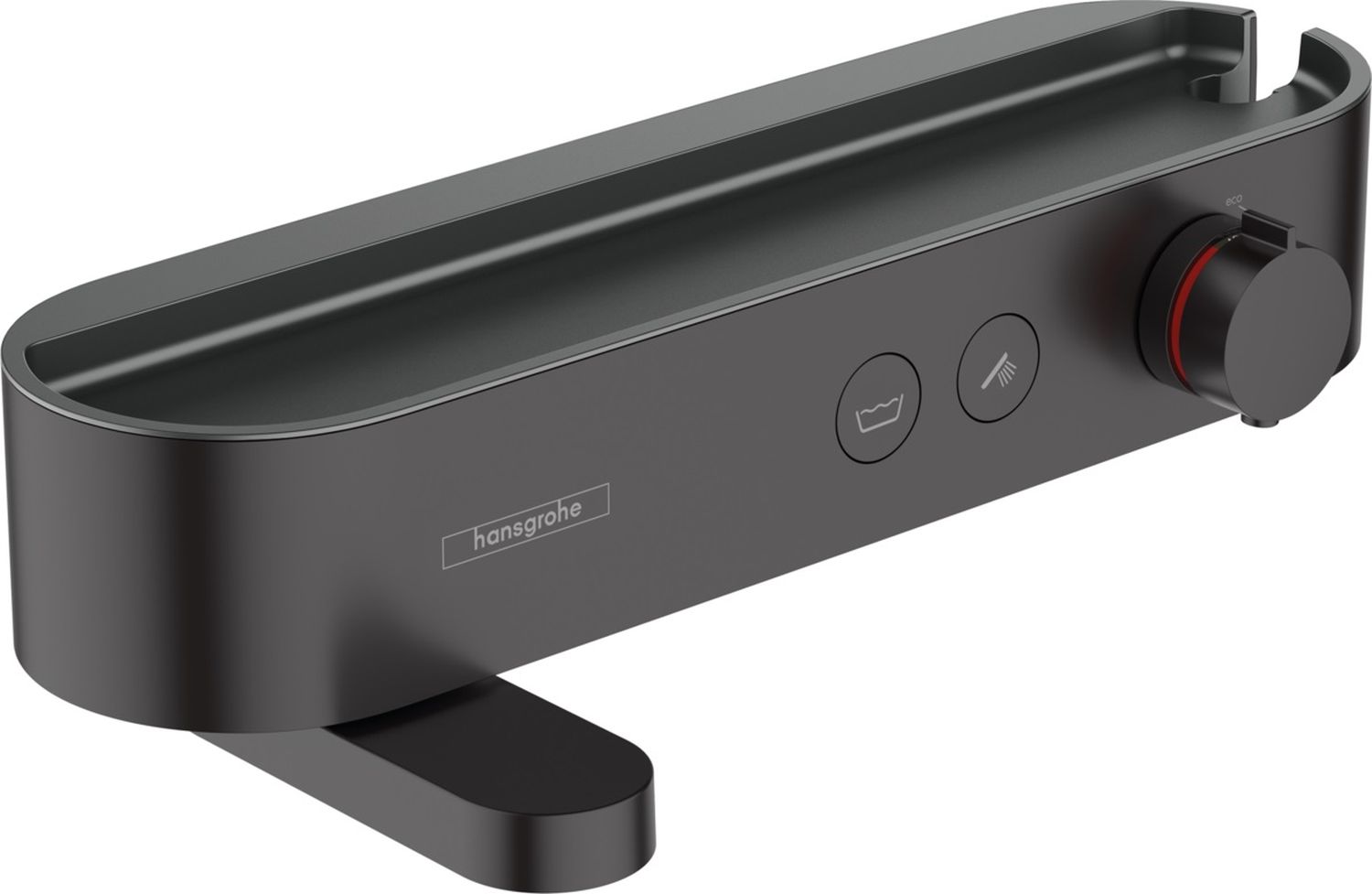 Hansgrohe ShowerTablet Select 400 bateria wannowo-prysznicowa ścienna termostatyczna czarny mat 24340670