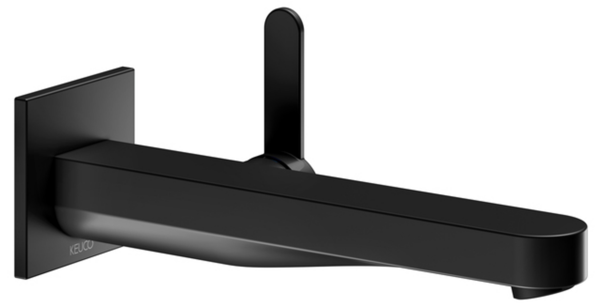 Keuco IXMO Flat bateria umywalkowa podtynkowa czarny mat 59516371302