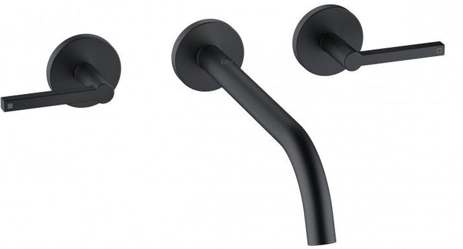 Kludi Nova Fonte Puristic bateria umywalkowa podtynkowa czarny mat 201463915