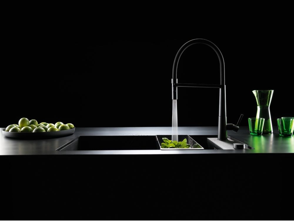 Franke Icon Semi-Pro bateria kuchenna stojąca czarny mat 115.0690.598