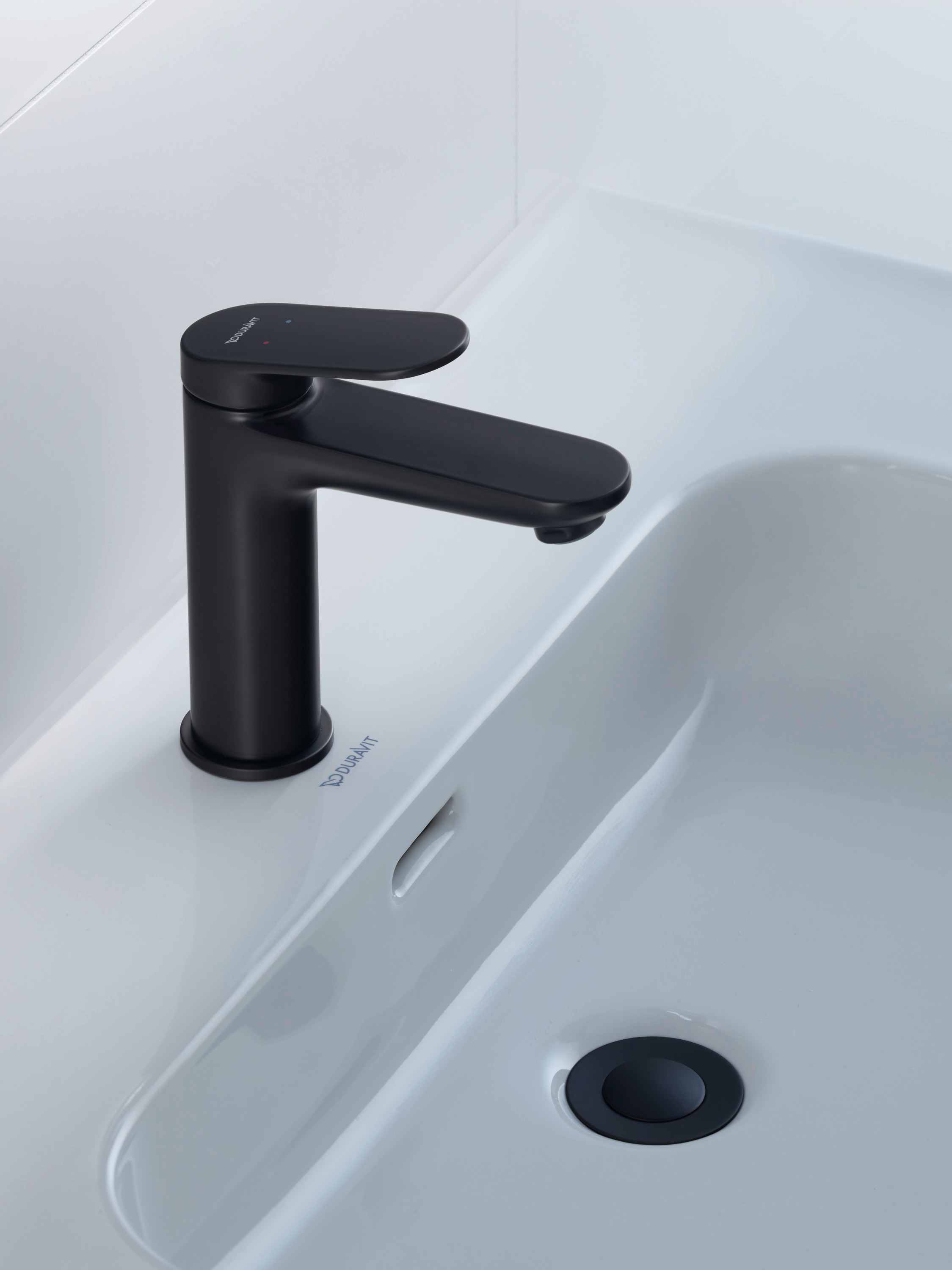 Duravit Wave bateria umywalkowa stojąca czarny mat WA1020002046 - Wysyłka w 24h