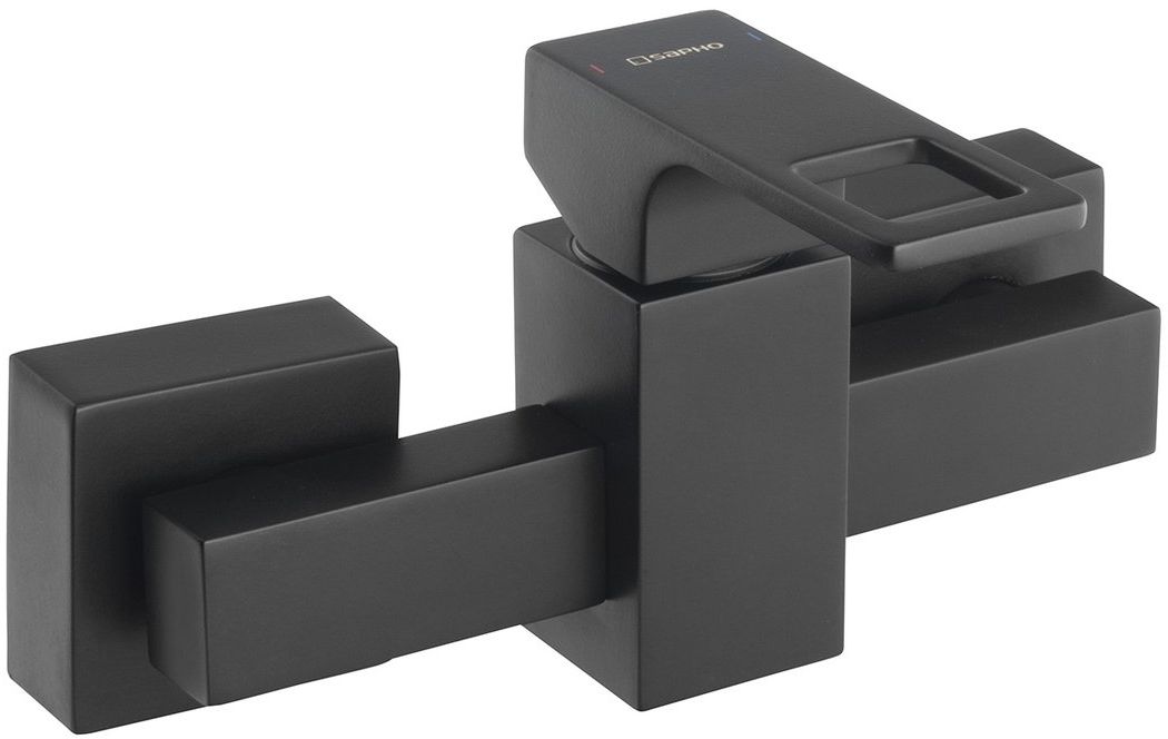 Sapho Forata bateria prysznicowa ścienna czarny mat FT011/15