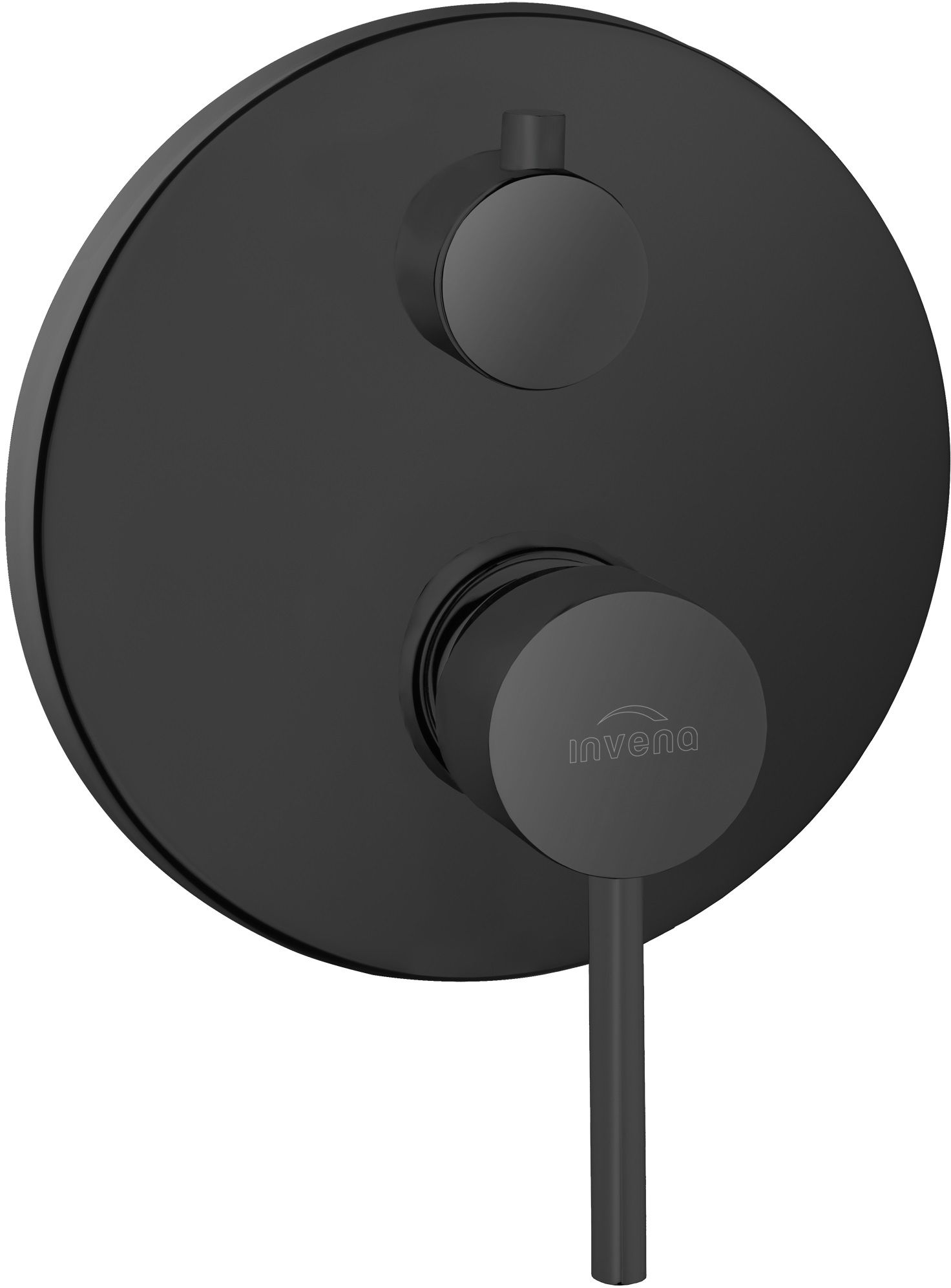 Invena Dafni bateria prysznicowa podtynkowa czarny mat BP-88-4O2