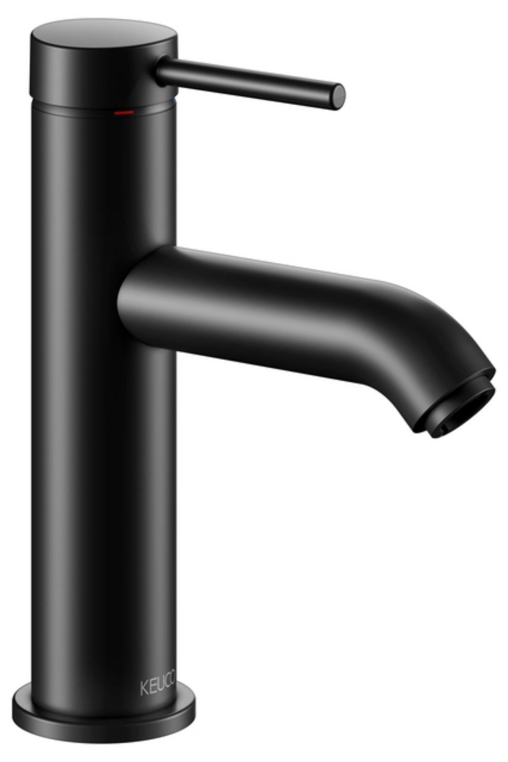Keuco IXMO Soft bateria umywalkowa stojąca czarny mat 59502372100