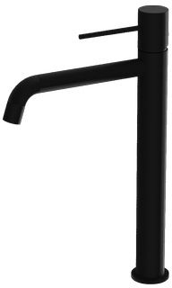 LaVita Orion bateria umywalkowa wysoka stojąca czarny mat - Wysyłka w 24h