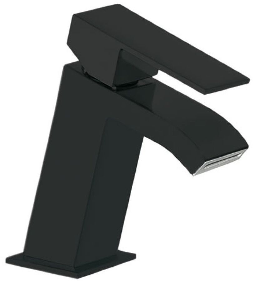 Tres Cuadro bateria umywalkowa stojąca czarny mat 006.201.01.NM