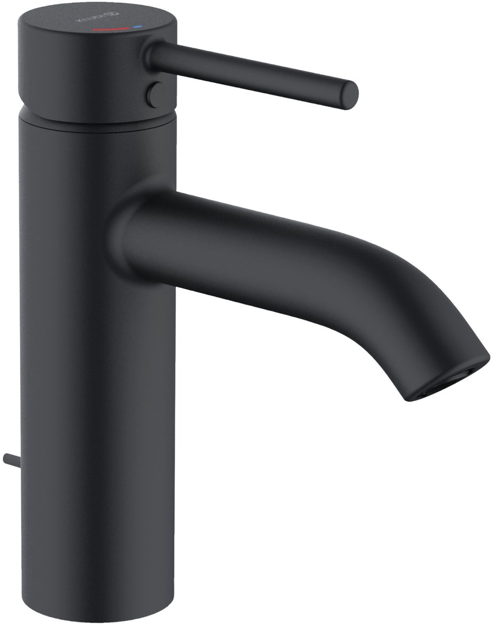 Kludi Bozz bateria umywalkowa stojąca czarny mat 382933976