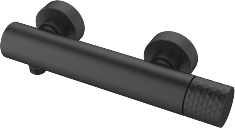 Sea-Horse Ove Black bateria prysznicowa ścienna czarny mat BJV306B