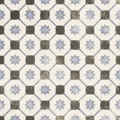 Mariner Vintage 10 dekor ścienno-podłogowy 20x20 cm mix niebieski