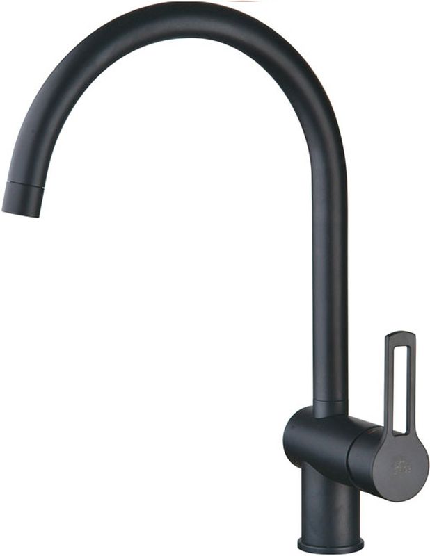 Paffoni Ringo bateria kuchenna stojąca czarny mat RIN180NO