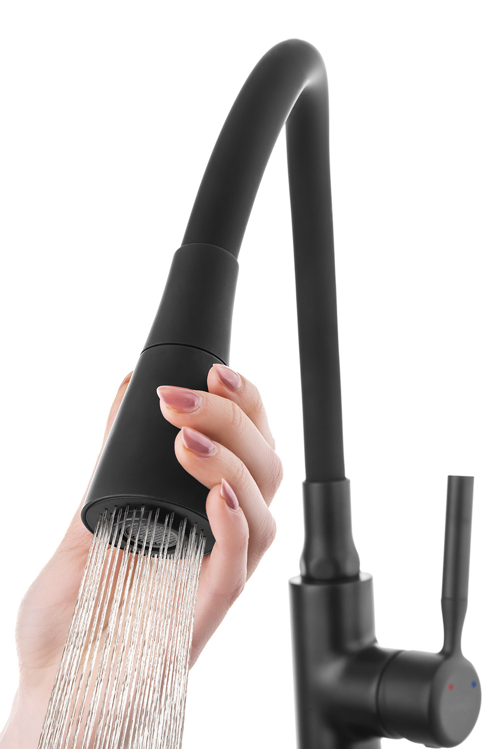 Invena Pogo Plus bateria kuchenna stojąca czarny mat BZ-80-P04 - Wysyłka w 24h