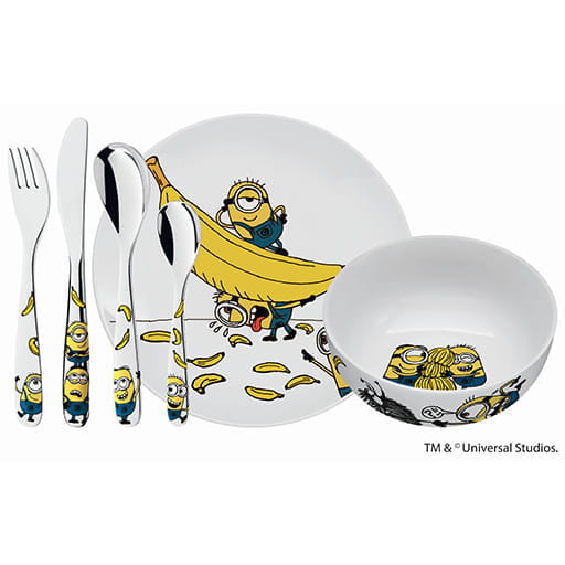 Komplet naczyń dla dzieci Minionki