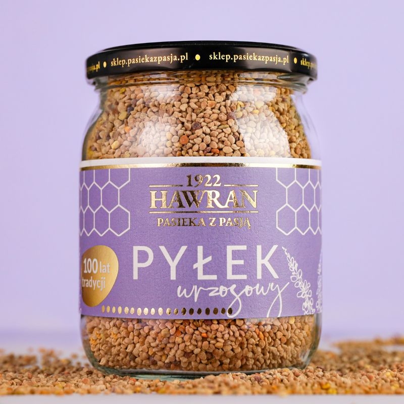 Pyłek pszczeli wrzosowy 330g - Pasieka z Pasją Hawran