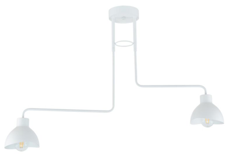 Lampa sufitowa wisząca Sigma Lighting Holi 1178 biała minimalistyczna 2xE27 x 1 szt.