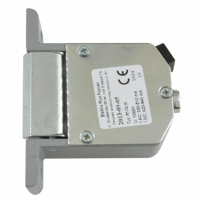 Elektrozaczep Elektra Plus R1 12 V AC szeroki uniwersalny