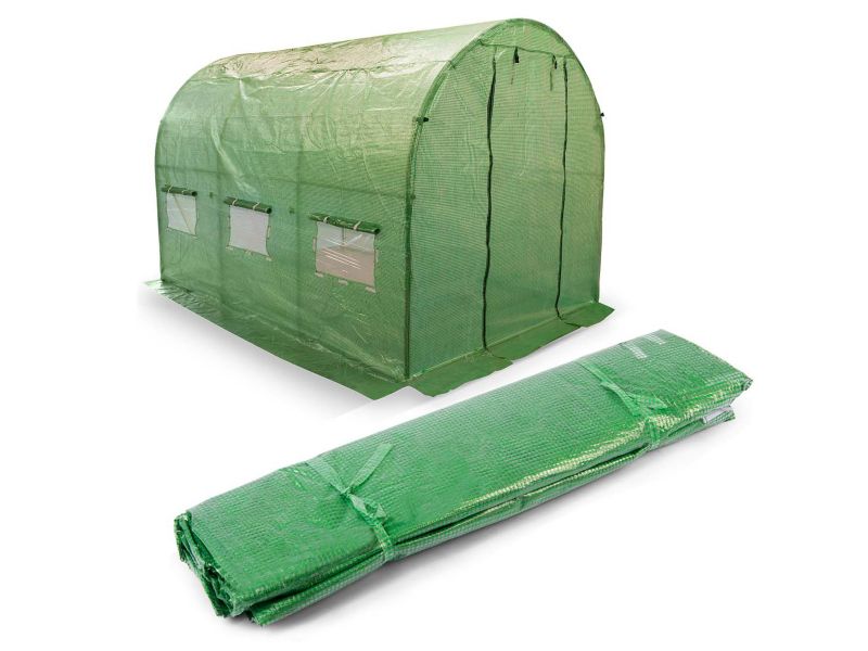 Folia na tunel ogrodowy Plonos 2x3,5m zielony1 szt.