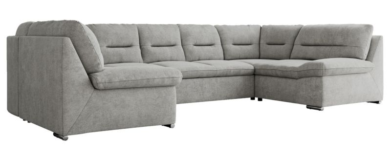 Narożnik MKS Meble COMODO U uniwersalny jasnoszary struktura 1szt.