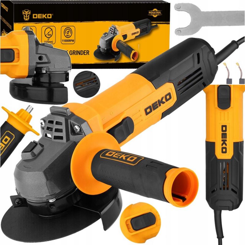 Szlifierka kątowa DEKO 800W 11000 obr./min 125 mm 1 kpl.