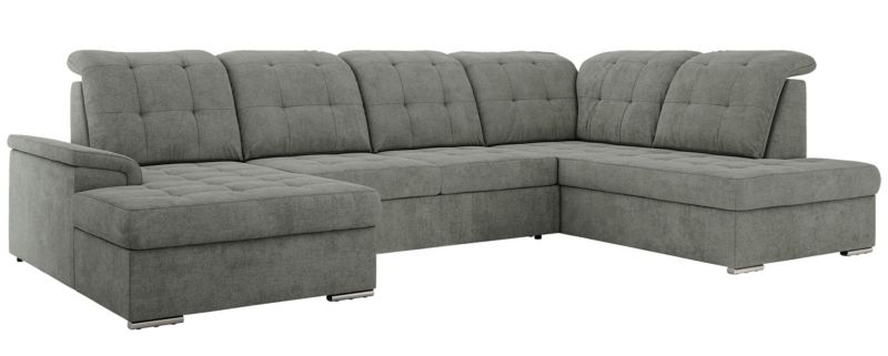 Narożnik MKS Meble MADRITO U strona prawa Szary struktura 1szt.