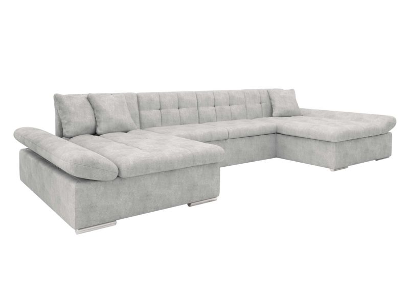 Narożnik MIRJAN 24 z funkcją spania Alia Premium jasny szary 1 szt.