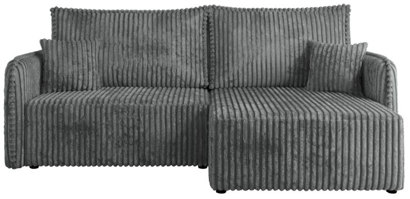 Narożnik MKS Meble MESTO L strona prawa szary sztruks 1szt.