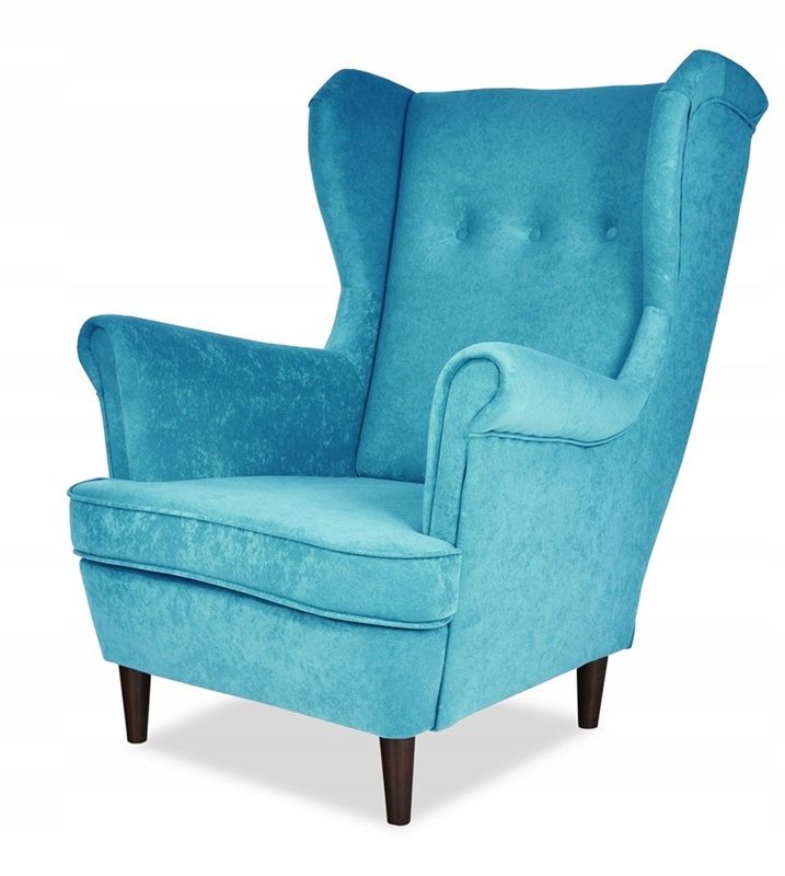 Fotel uszak do salonu Family Meble ARI jasnoniebieski 1szt