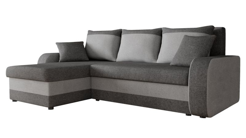 Narożnik MIRJAN 24 rozkładany Kris Lux grafitowy/szary 1 szt.