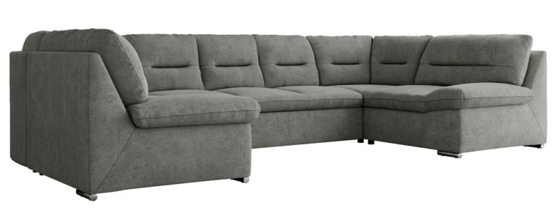 Narożnik MKS Meble COMODO U uniwersalny szary struktura 1szt.