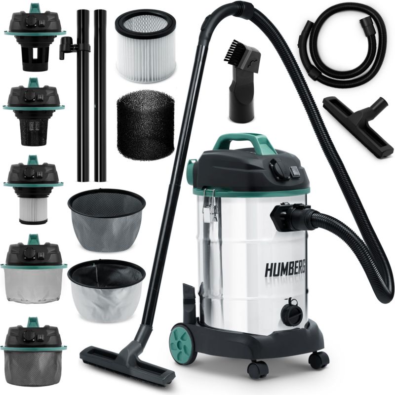 Odkurzacz przemysłowy Humberg warsztatowy 3600W 30l do popiołu gruzu 1szt.