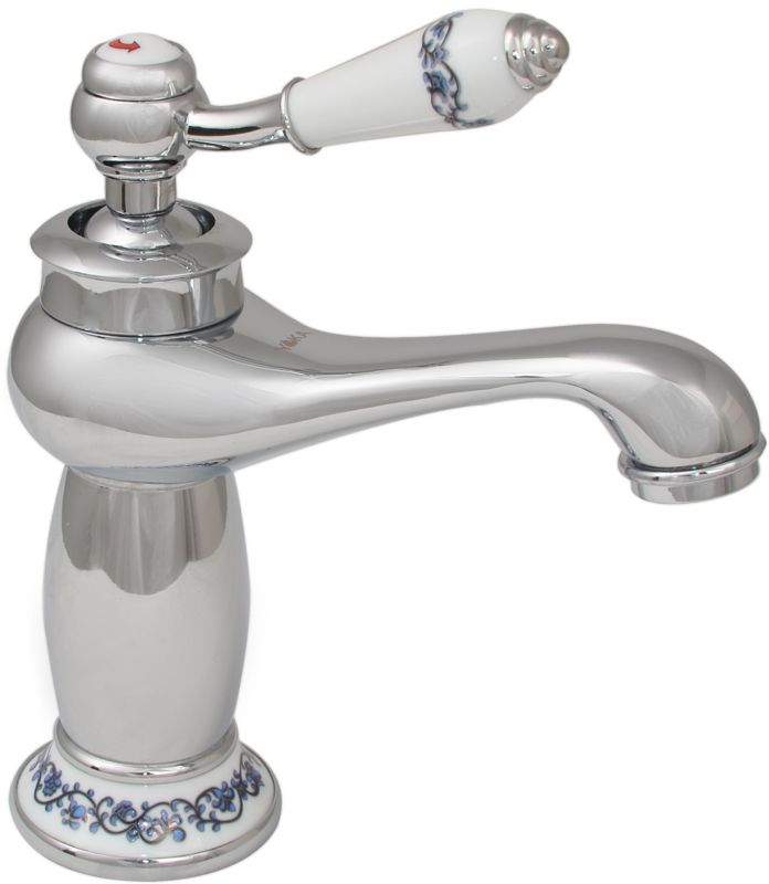 Bateria umywalkowa retro GELAZA YOKA HOME kran do łazienki chrom 1 szt.