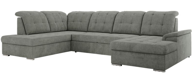 Narożnik MKS Meble MADRITO U strona lewa Szary struktura 1szt.