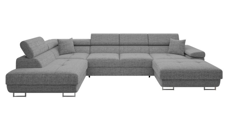 Narożnik MIRJAN 24 z funkcją spania Torezio Bis lewy szary 1 szt.