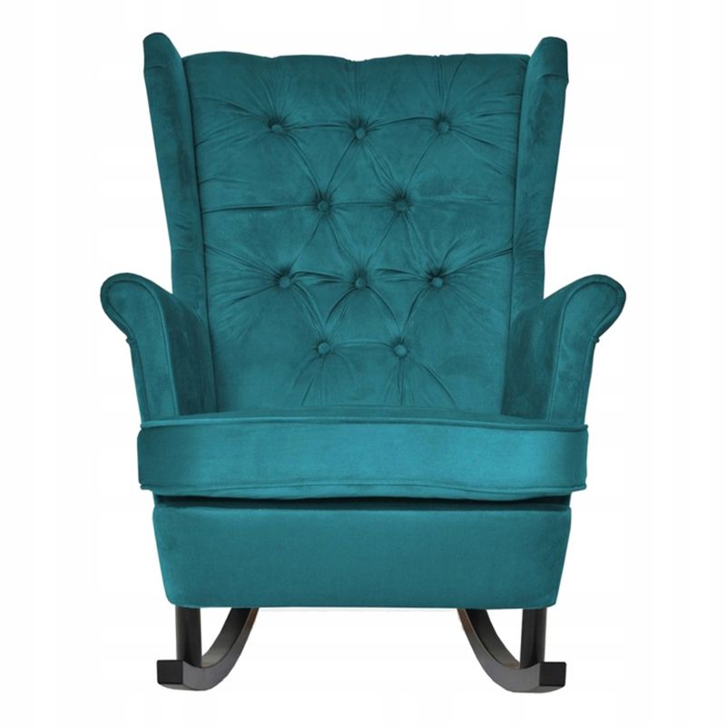 Fotel uszak do salonu bujany Family Meble Gaja turkus 1szt