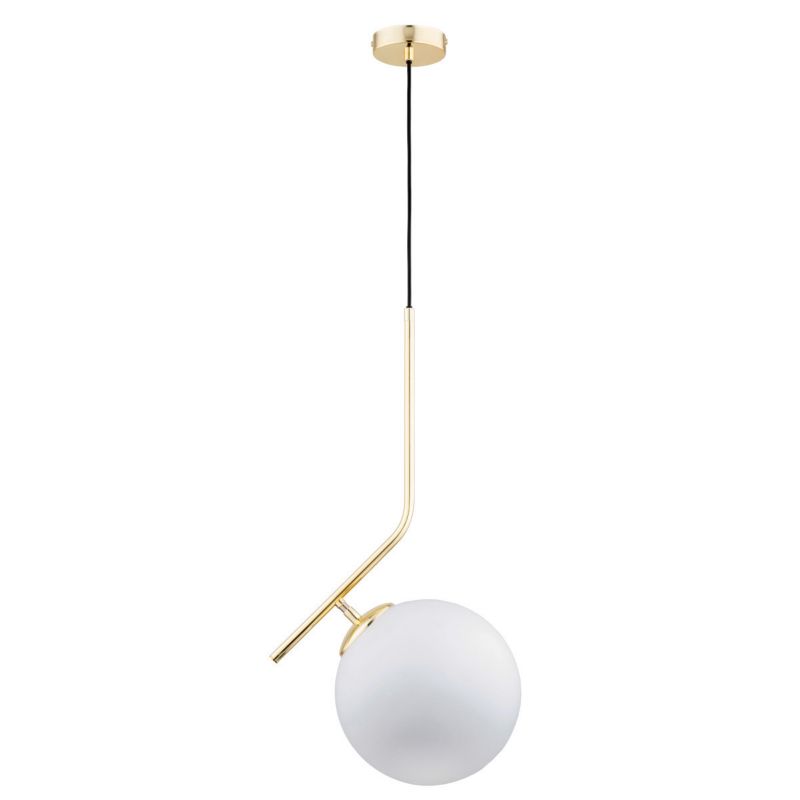 Lampa wisząca Alfa Liberty 2303 złoto-biała-czarna minimalistyczna 1xE27 x 15W 1 szt.