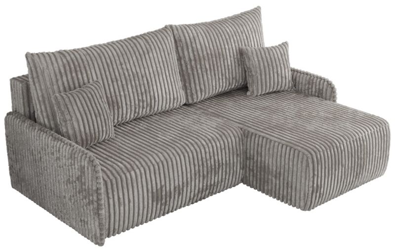 Narożnik MKS Meble ARPA L strona prawa szary sztruks 1szt.