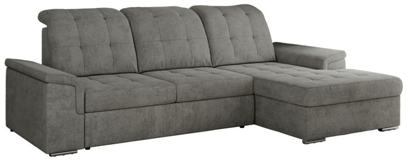 Narożnik MKS Meble MADRITO L strona prawa Szary struktura 1szt.