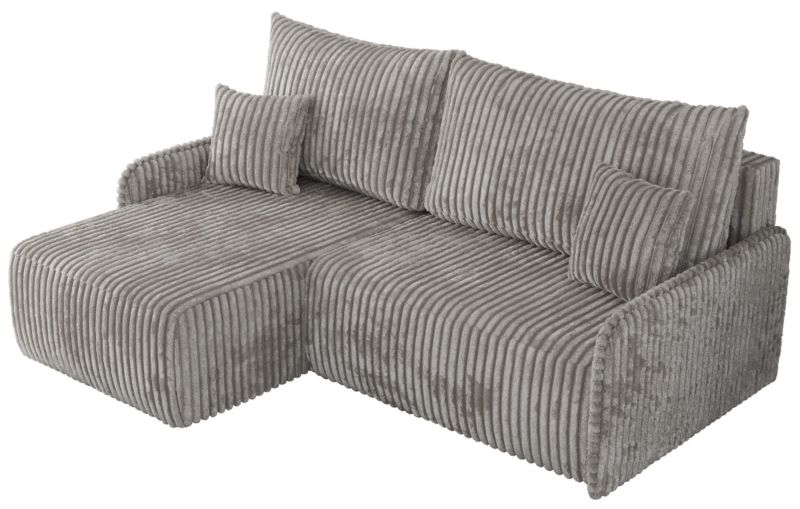 Narożnik MKS Meble ARPA L strona lewa szary sztruks 1szt.