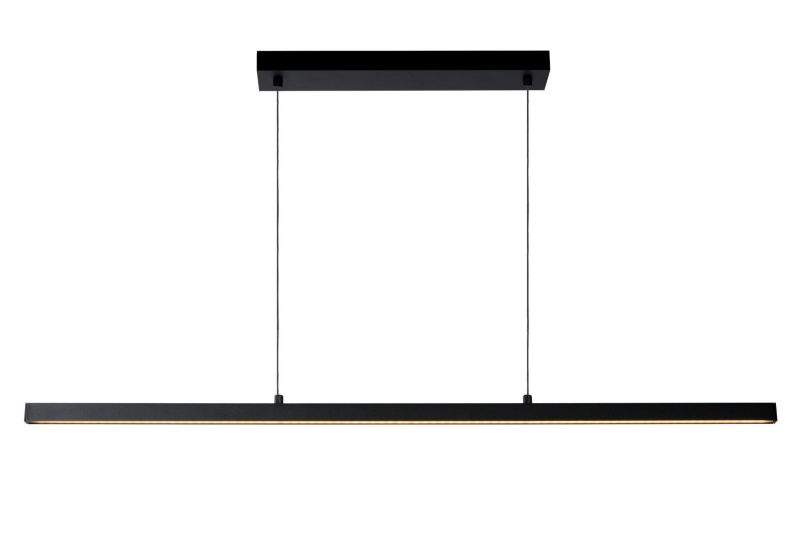 Lampa wisząca Lucide Sigma czarna nowoczesna wbudowany LED 30W 1 szt.